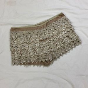 Lace shorts
